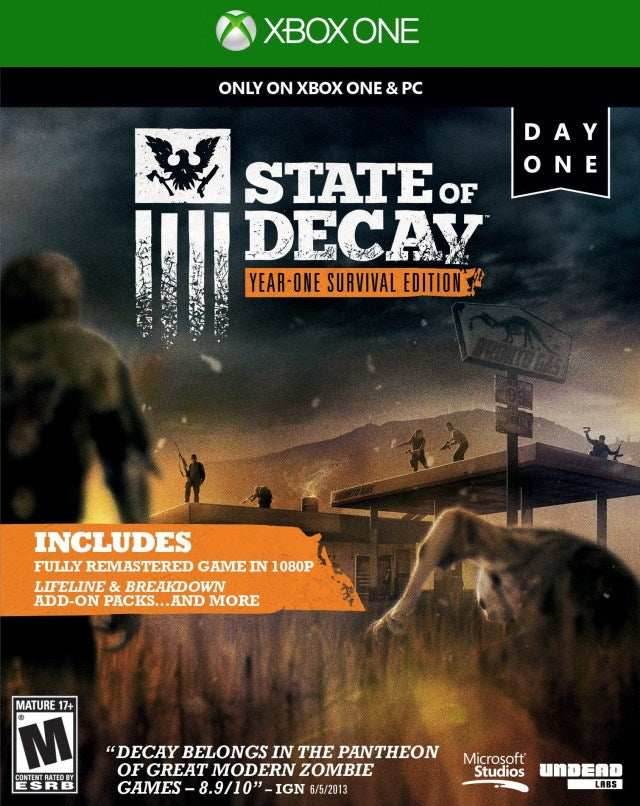 State of Decay: Year One Survival Edition (Xbox One) - Game Only