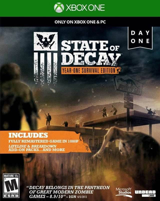 State of Decay: Year One Survival Edition (Xbox One) - Game Only
