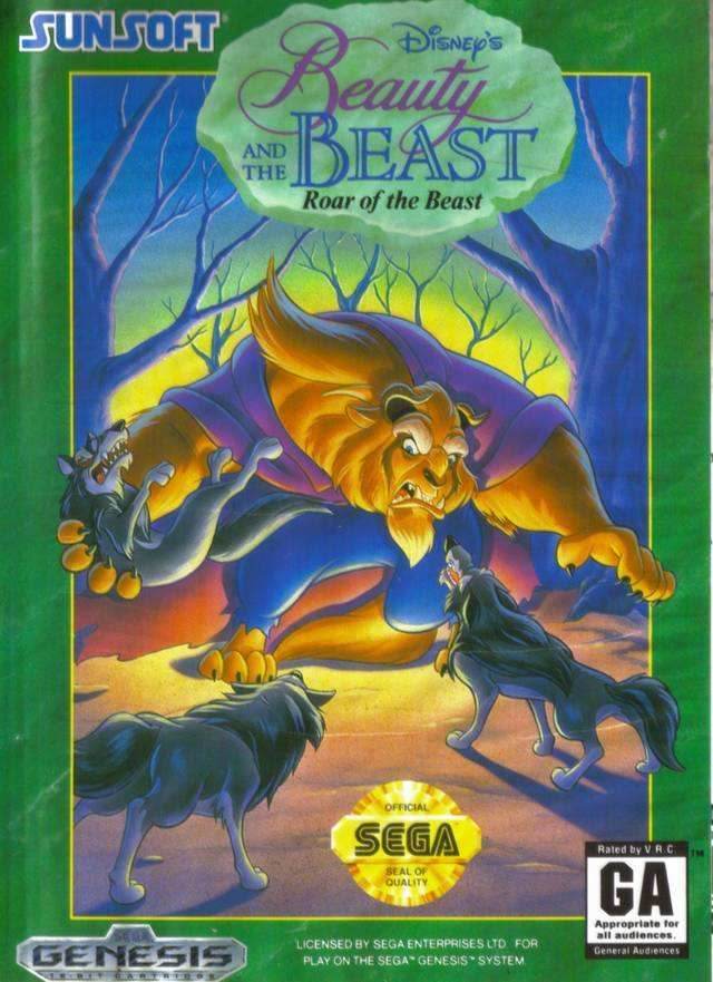Beauty And The Beast: Roar of the Beast (Sega Genesis) - Game Manual Only