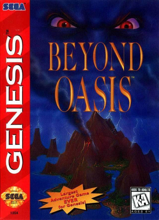Beyond Oasis (Sega Genesis) - Game Manual Only