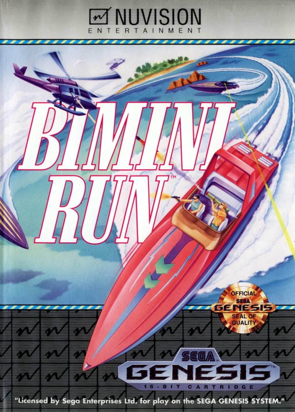 Bimini Run (Sega Genesis) - Game Manual Only