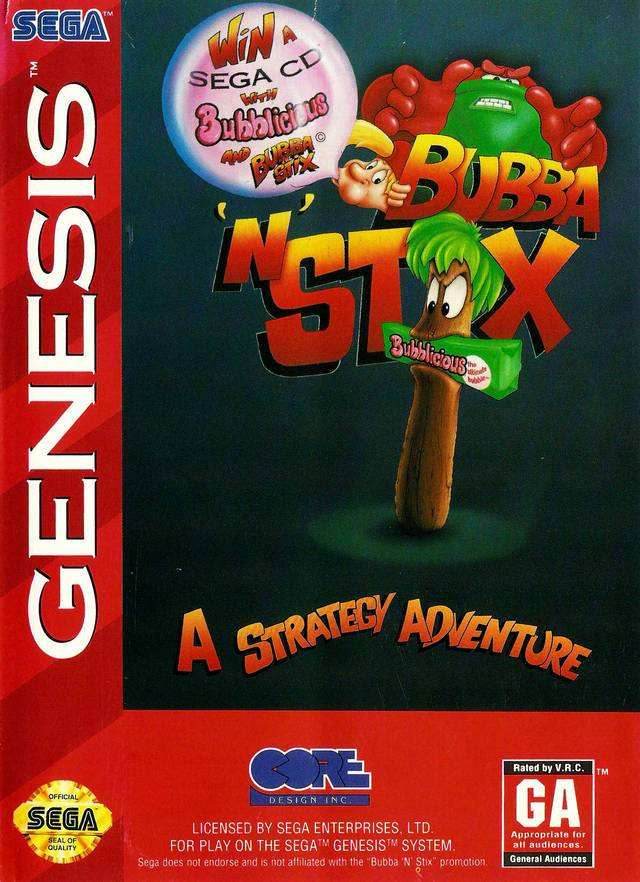 Bubba and Stix (Sega Genesis) - Game Manual Only