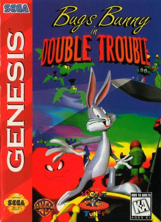 Bugs Bunny Double Trouble (Sega Genesis) - Game Manual Only