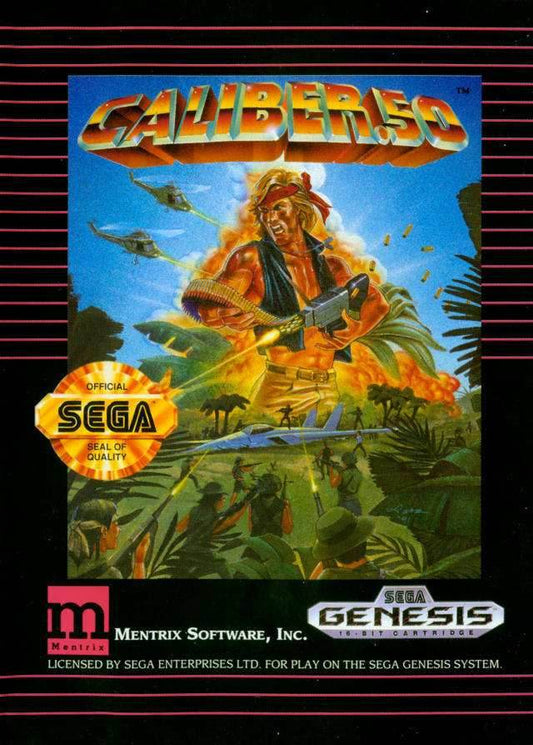 Caliber .50 (Sega Genesis) - Game Manual Only