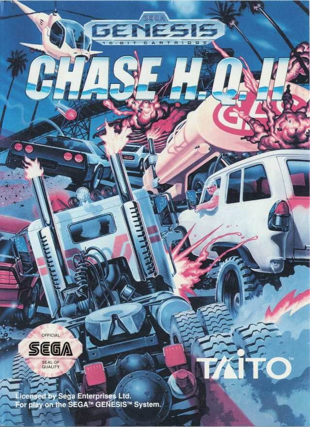 Chase H.Q. II (Sega Genesis) - Game Manual Only