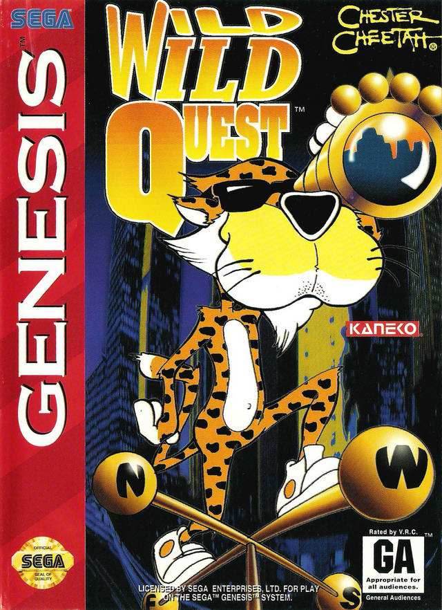 Chester Cheetah: Wild Wild Quest (Sega Genesis) - Game Manual Only