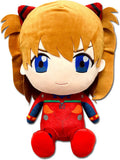 EVANGELION NEW MOVIE - ASUKA PLUG SUIT SITTING PLUSH - 