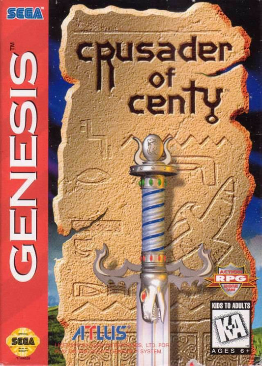 Crusader of Centy (Sega Genesis) - Game Manual Only