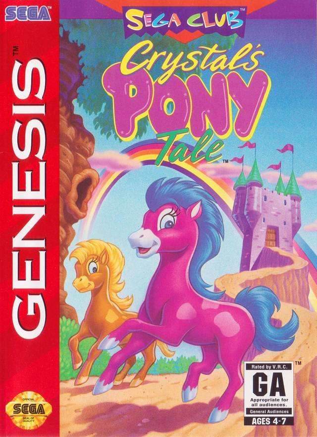 Crystal's Pony Tale (Sega Genesis) - Game Manual Only