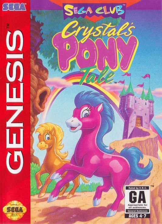 Crystal's Pony Tale (Sega Genesis) - Game Manual Only
