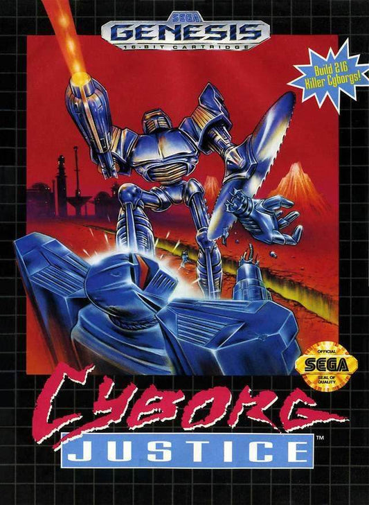 Cyborg Justice (Sega Genesis) - Game Manual Only