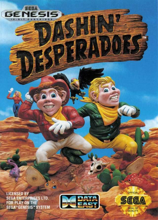 Dashin' Desperadoes (Sega Genesis) - Game Manual Only