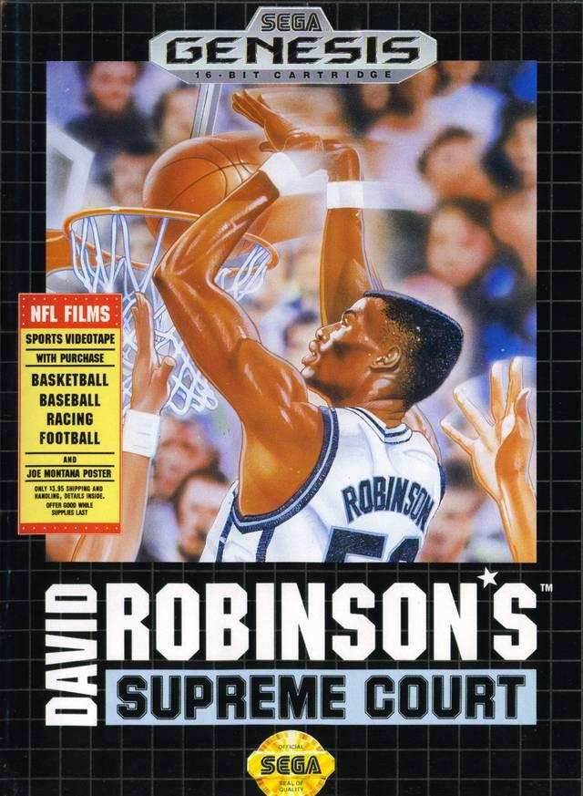 David Robinson's Supreme Court (Sega Genesis) - Game Manual Only