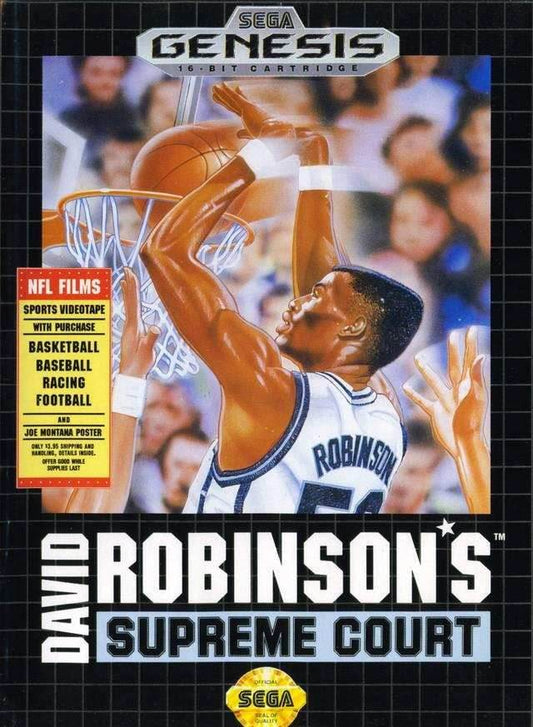 David Robinson's Supreme Court (Sega Genesis) - Game Manual Only