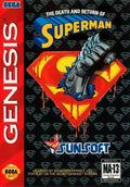 The Death And Return Of Superman (Sega Genesis) - Game Manual Only