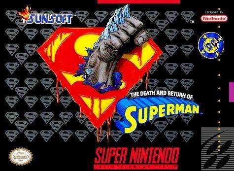 The Death and Return of Superman (Super Nintendo) - Game Manual Only