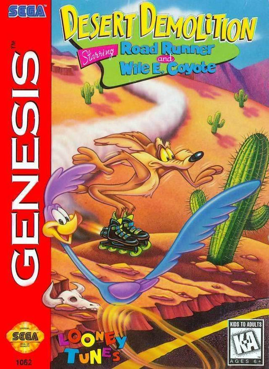 Desert Demolition (Sega Genesis) - Game Manual Only