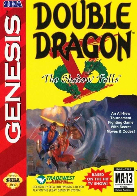 Double Dragon V: The Shadow Falls (Sega Genesis) - Game Manual Only