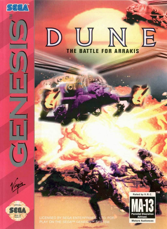 Dune: The Battle for Arrakis (Sega Genesis) - Game Manual Only