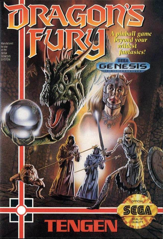 Dragon's Fury (Sega Genesis) - Game Manual Only