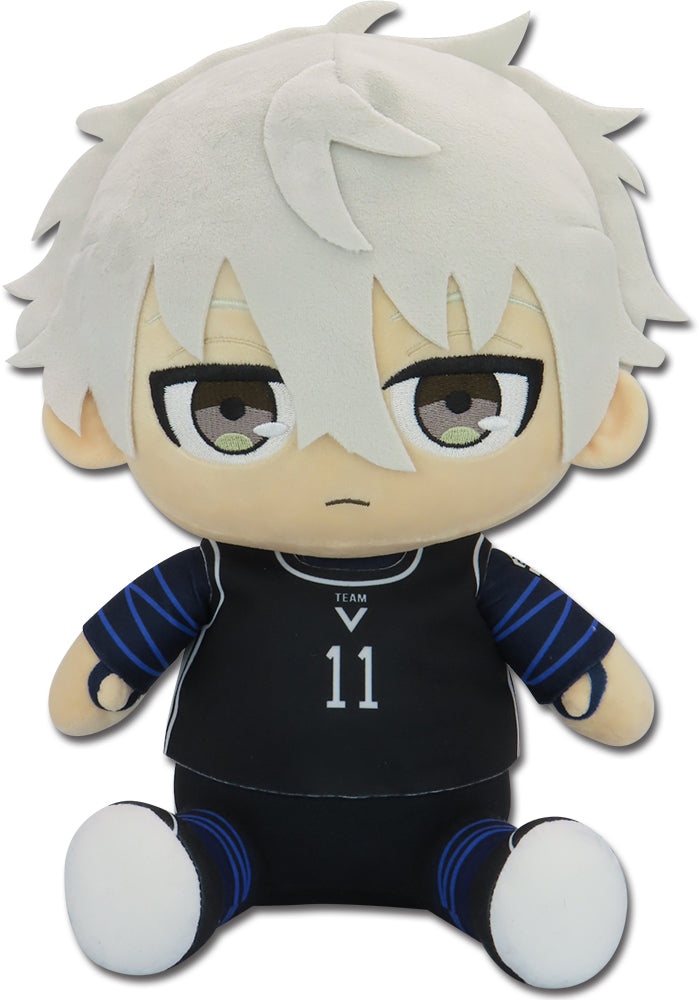 BLUE LOCK (COMIC) - NAGI SEISHIRO TEAM V UNIFORM SITTING POSE  PLUSH 12"H