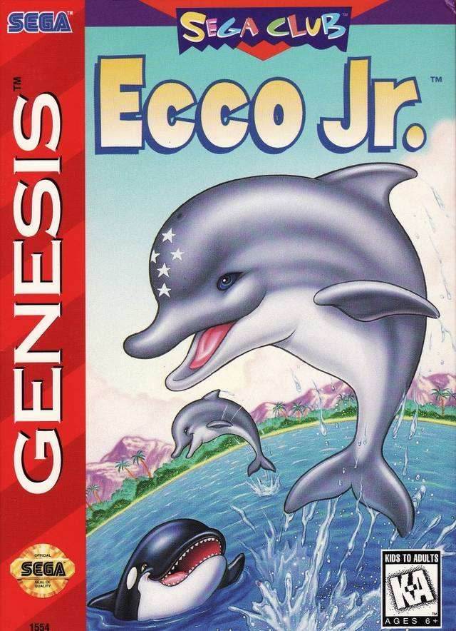 Ecco Jr (Sega Genesis) - Game Manual Only