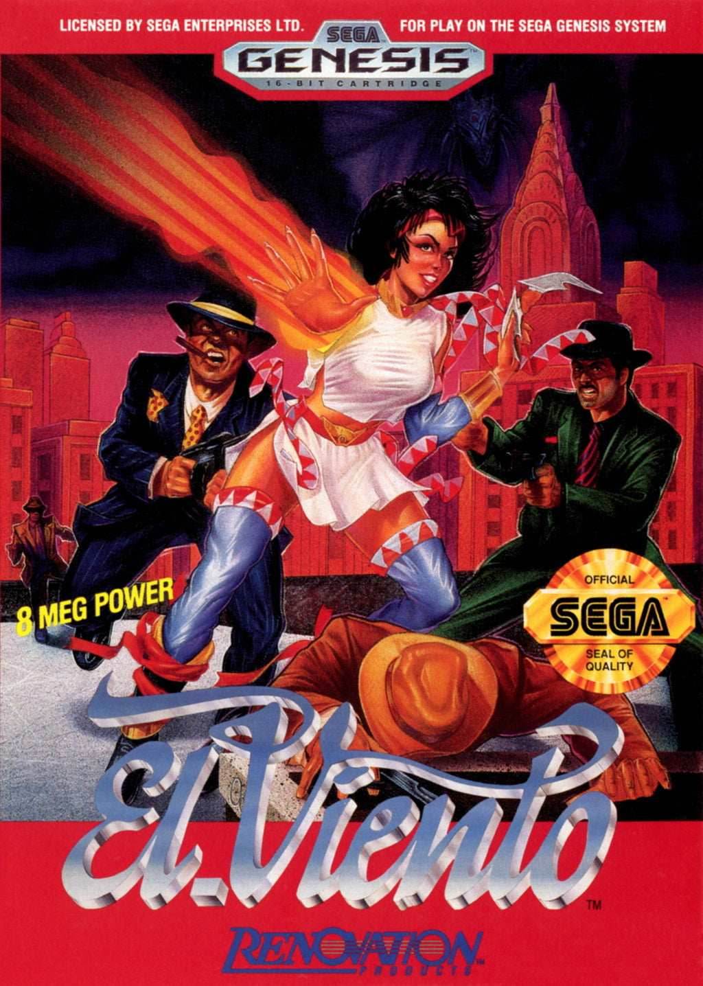 El.Viento (Sega Genesis) - Game Manual Only
