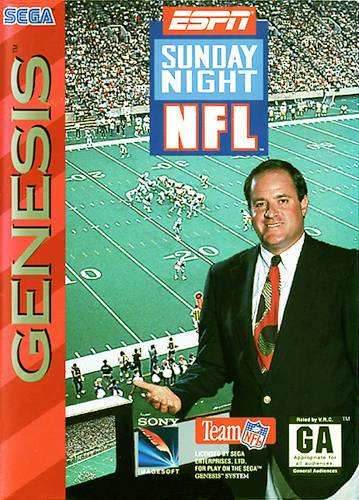 ESPN Sunday Night NFL (Sega Genesis) - Game Manual Only