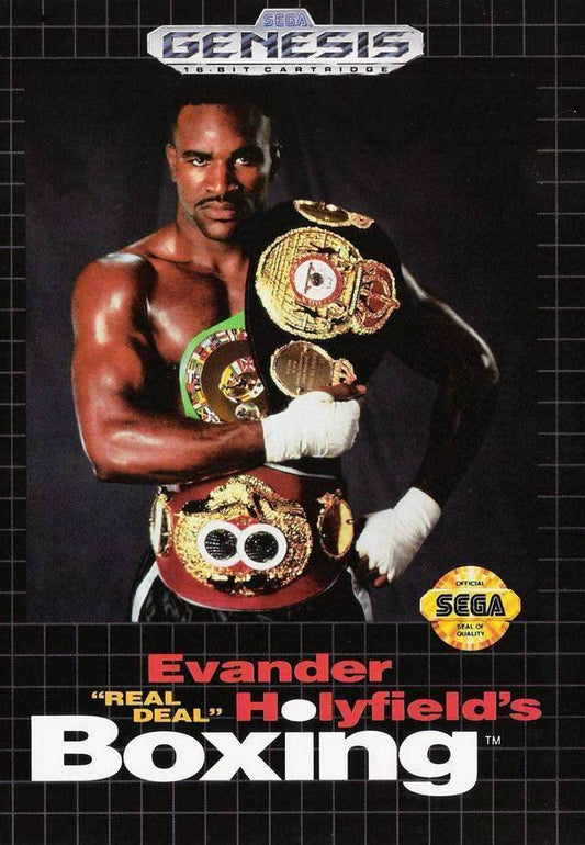 Evander Holyfield's Real Deal Boxing (Sega Genesis) - Game Manual Only