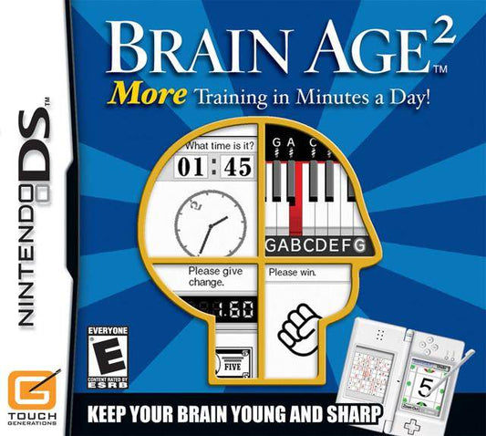 Brain Age 2 (Nintendo DS) - Game Manual Only