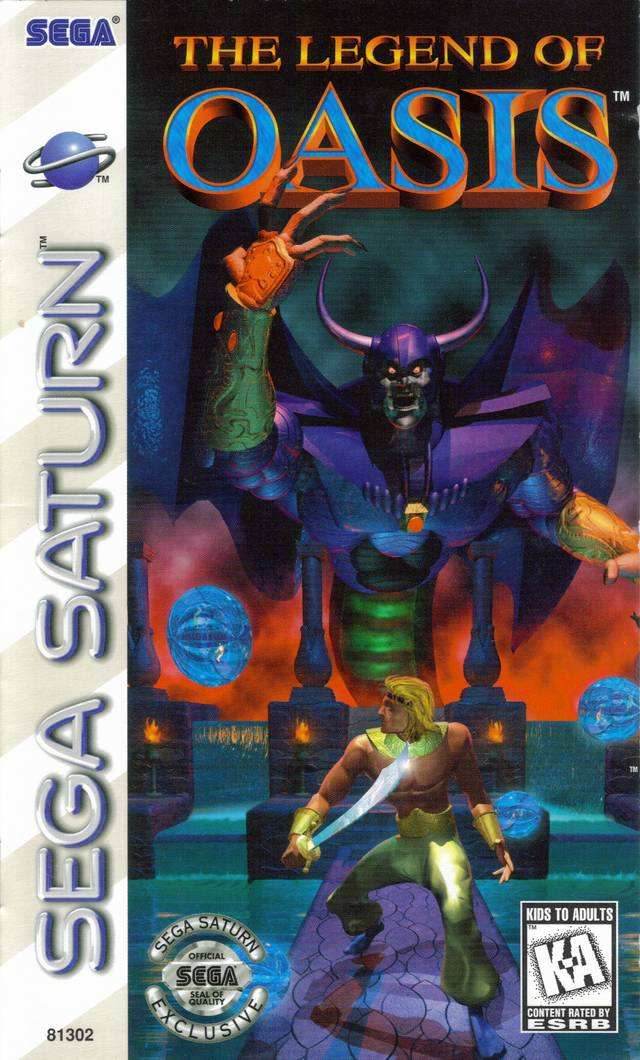 Legend of Oasis (Sega Saturn) - Game Manual Only
