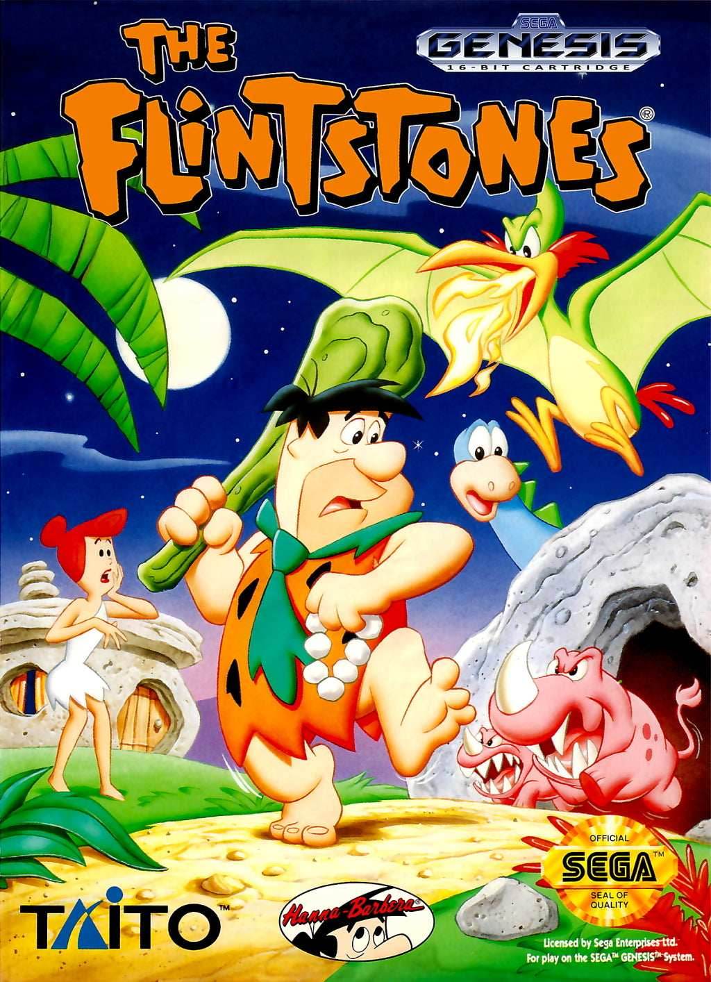The Flintstones (Sega Genesis) - Game Manual Only