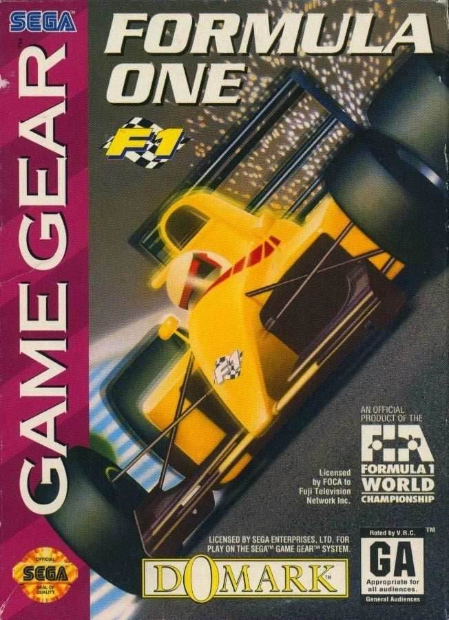 Formula 1 (Sega Game Gear) - Game Manual Only