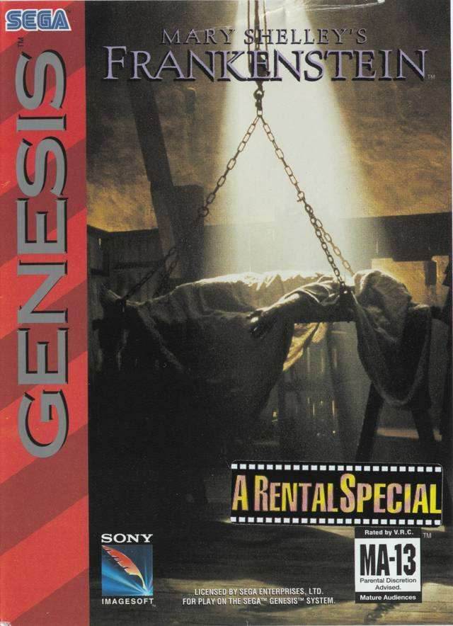 Mary Shelley's Frankenstein (Sega Genesis) - Game Manual Only