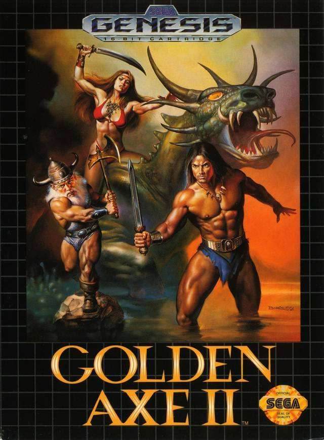 Golden Axe II (Sega Genesis) - Game Manual Only