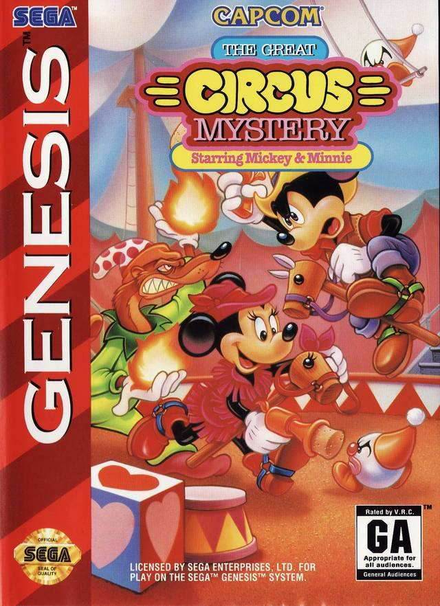 The Great Circus Mystery Starring Mickey and Minnie (Sega Genesis) - Game Manual Only