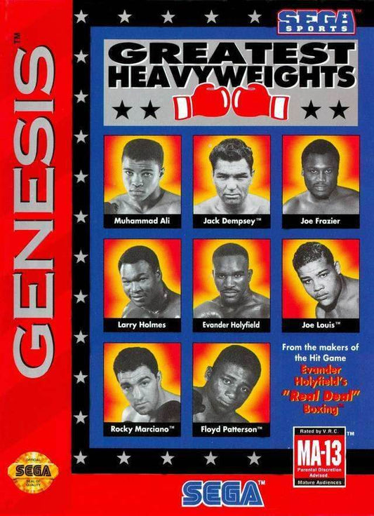 Greatest Heavyweights (Sega Genesis) - Game Manual Only