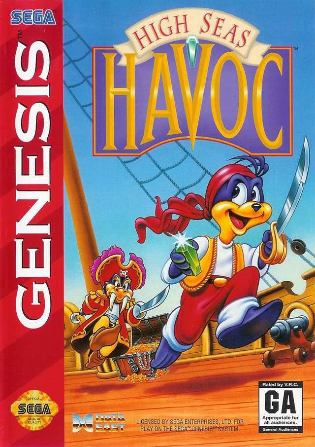 High Seas Havoc (Sega Genesis) - Game Manual Only