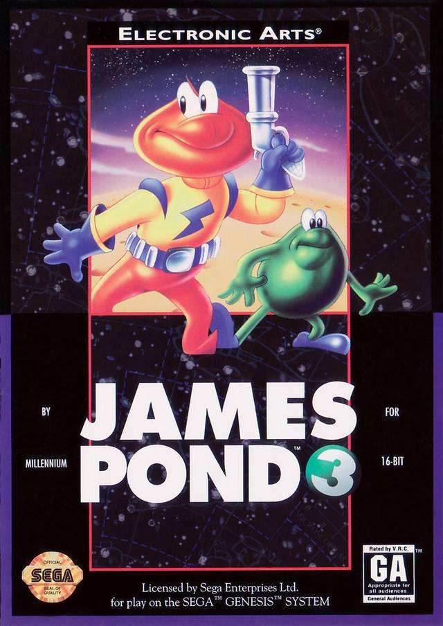 James Pond 3: Operation Starfish (Sega Genesis) - Game Manual Only