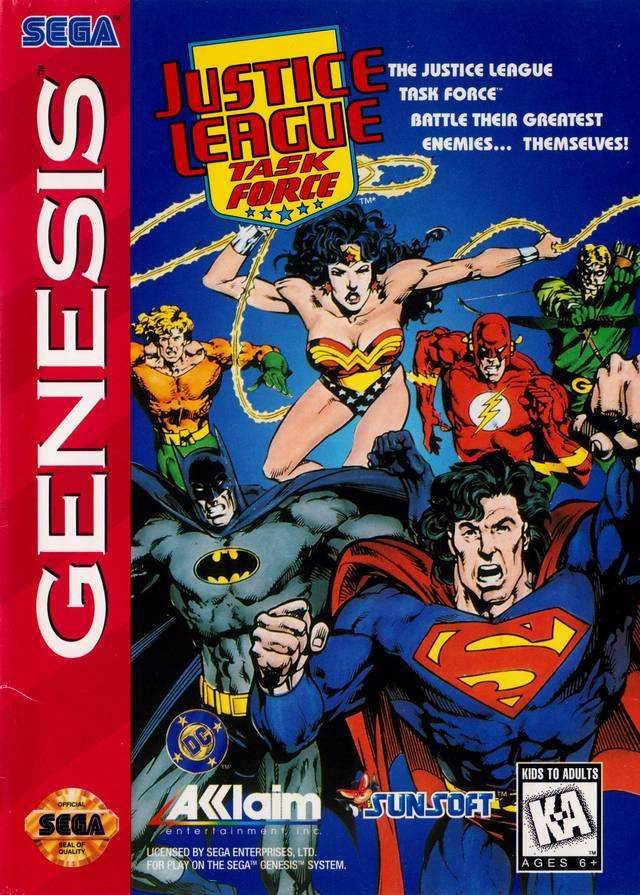 Justice League Task Force (Sega Genesis) - Game Manual Only