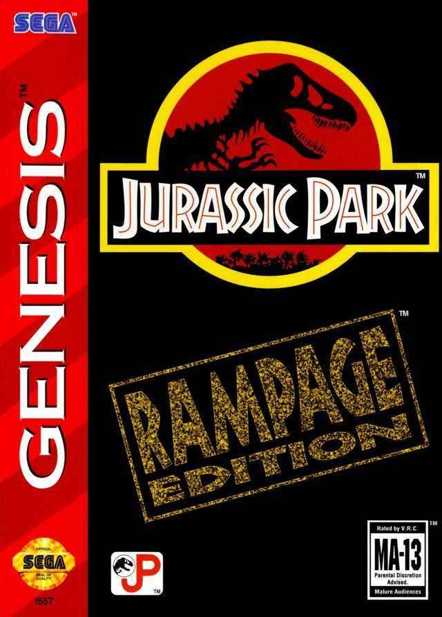 Jurassic Park Rampage Edition (Sega Genesis) - Game Manual Only