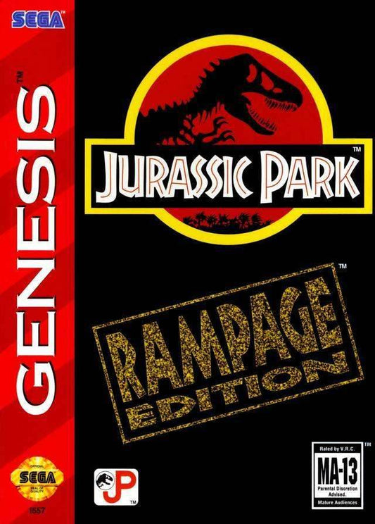 Jurassic Park Rampage Edition (Sega Genesis) - Game Manual Only