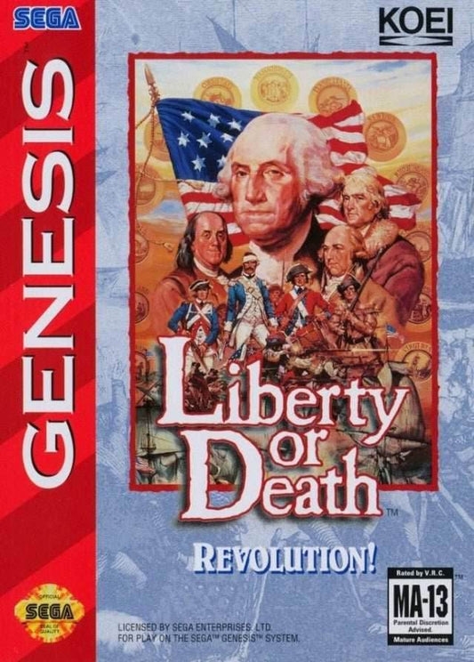 Liberty or Death (Sega Genesis) - Game Manual Only