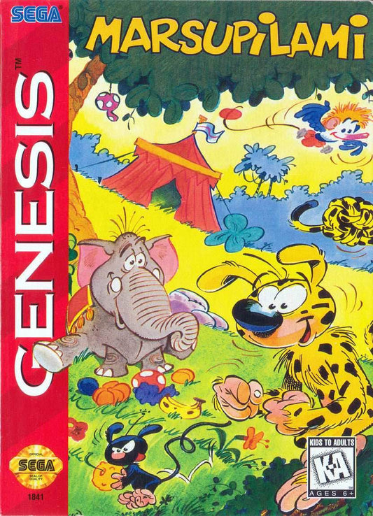 Marsupilami (Sega Genesis) - Game Manual Only