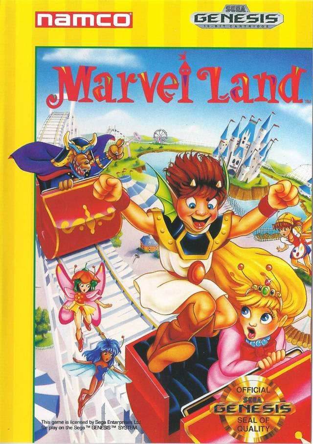 Marvel Land (Sega Genesis) - Game Manual Only