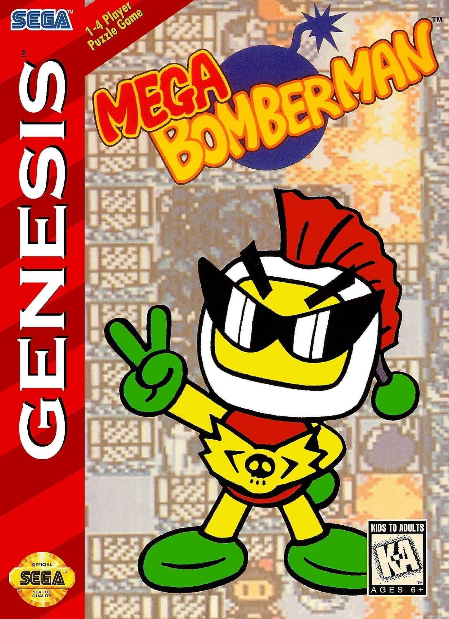 Mega Bomberman (Sega Genesis) - Game Manual Only