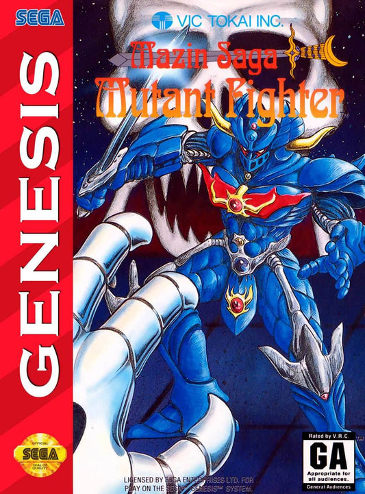 Mazin Saga Mutant Fighter (Sega Genesis) - Game Manual Only