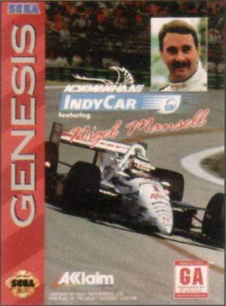 Newman Haas Indy Car featuring Nigel Mansell (Sega Genesis) - Game Manual Only