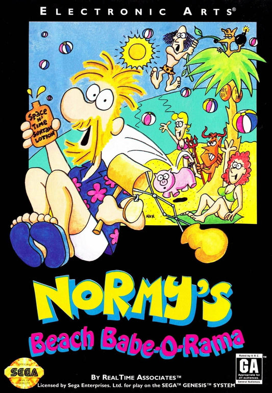 Normy's Beach Babe-O-Rama (Sega Genesis) - Game Manual Only