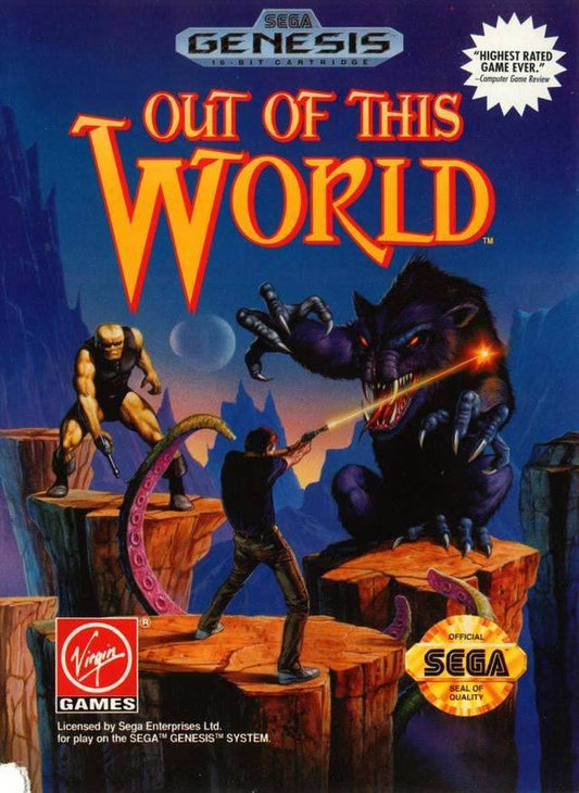 Out of This World (Sega Genesis) - Game Manual Only
